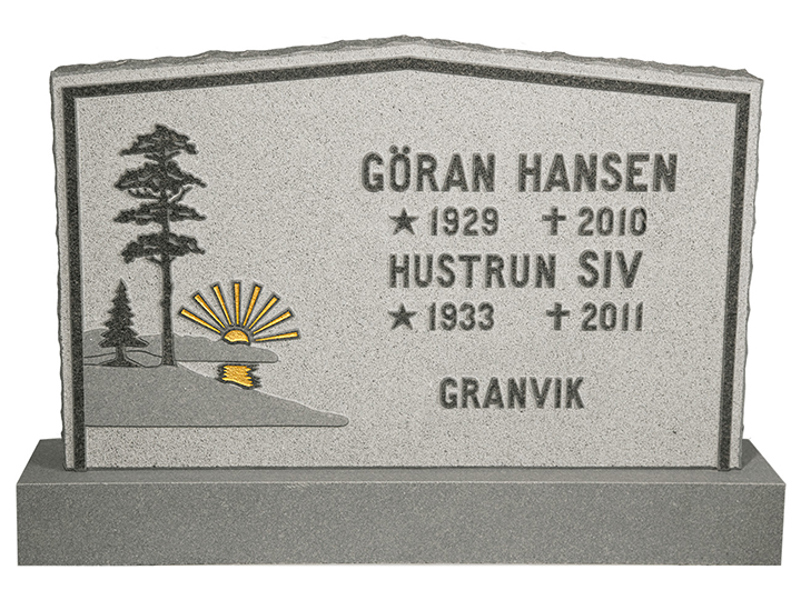 Grå Impala, 60x90 cm