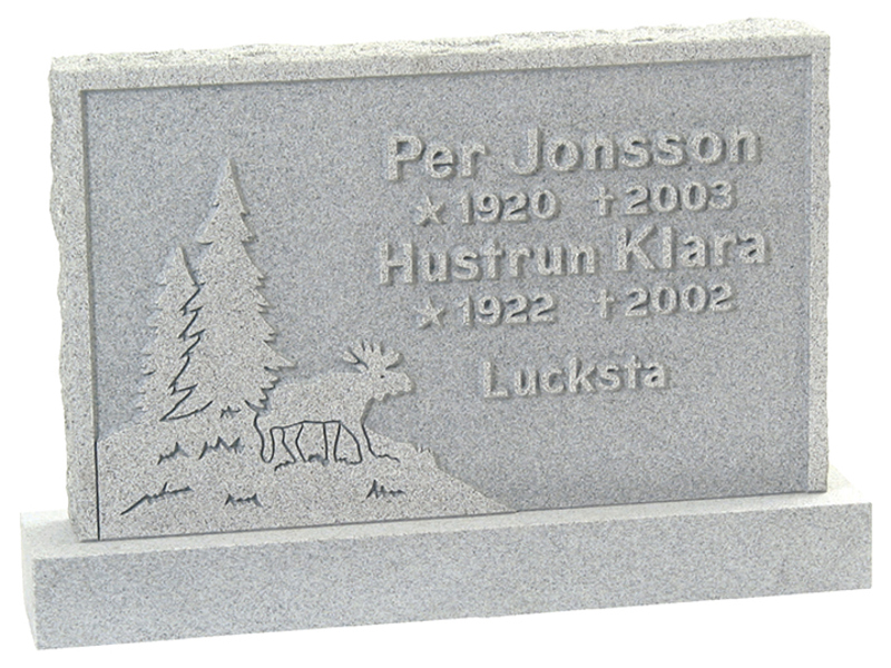 Ljusgrå granit, 60x90 cm