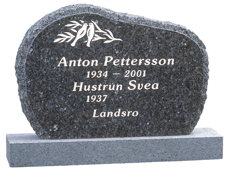 Blå Labrador, 65x90 cm