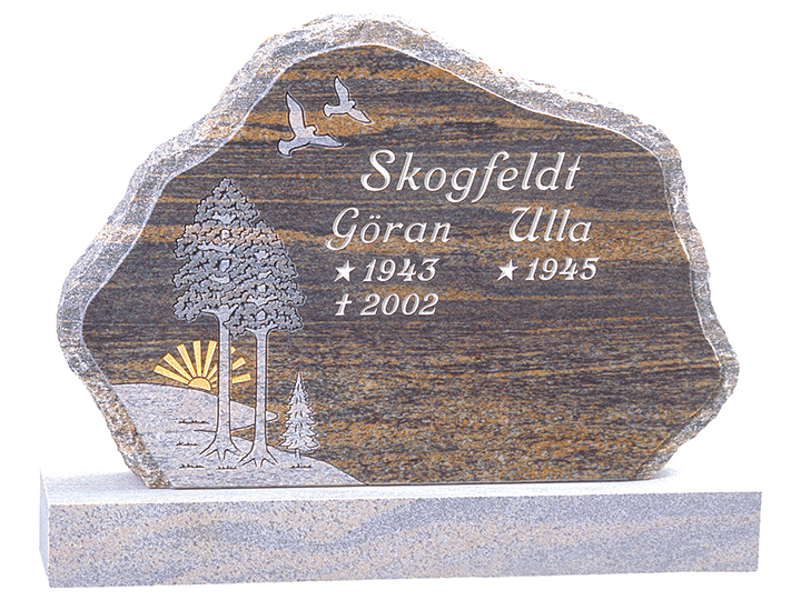 Hallandia gnejs, 65x90 cm