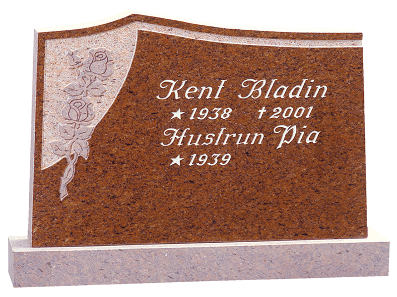 Röd Vånga granit, 70x100 cm