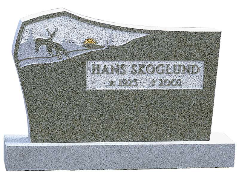 Ljusgrå granit, 60x90 cm