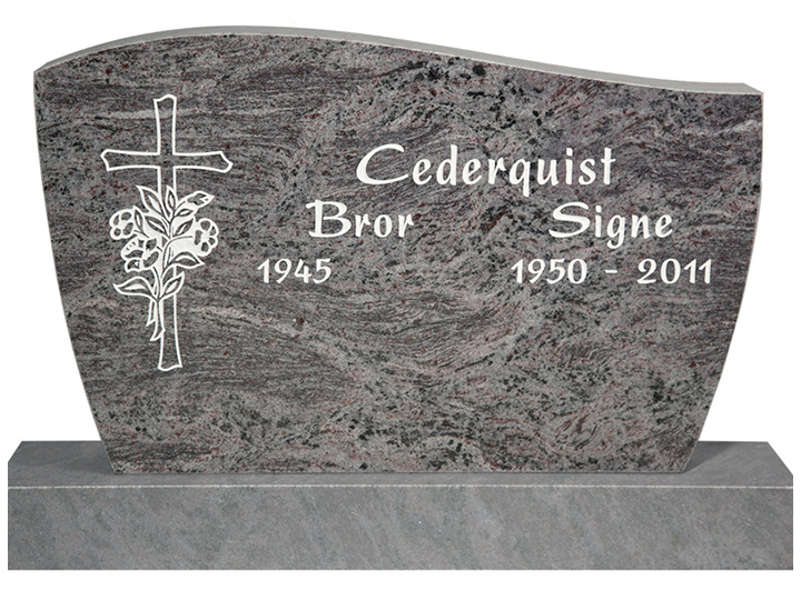 Blå Orion granit, 60x90cm